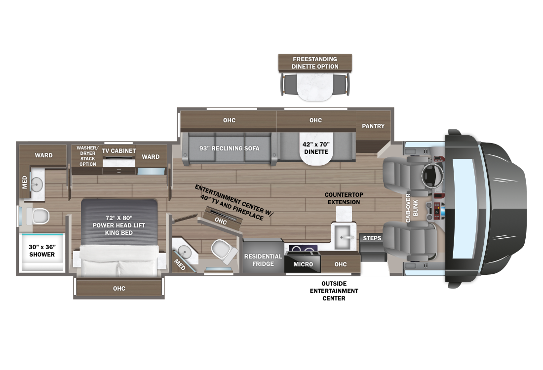 2025 Entegra Accolade Xl 37K Floorplan Image